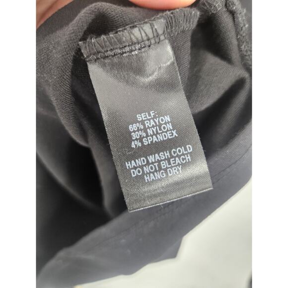 Lulus Gracefully Yours Black Bodycon Dress Women’s Large Elegant Party Evening - Picture 7 of 8